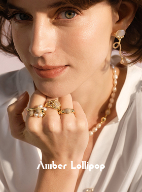 安铂洛利轻奢戒指开口戒