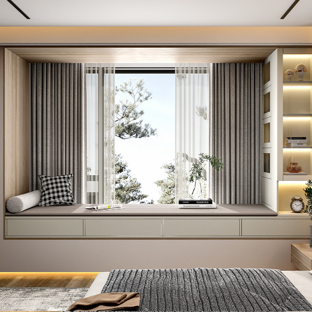 Gold medal wardrobe bay window cabinet customization whole house customization