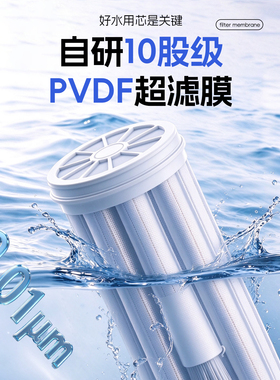 全屋净水器新款免拆管可视窗前置