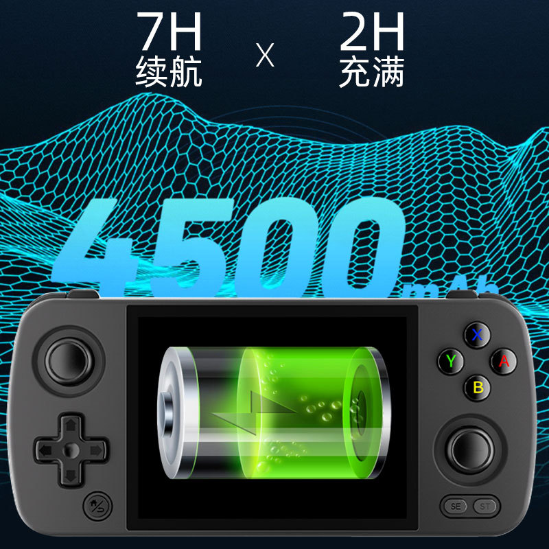 ANBERNIC跨境新款RG405M铝合金开源复古PS安卓掌上游戏机原神王者 - 图2