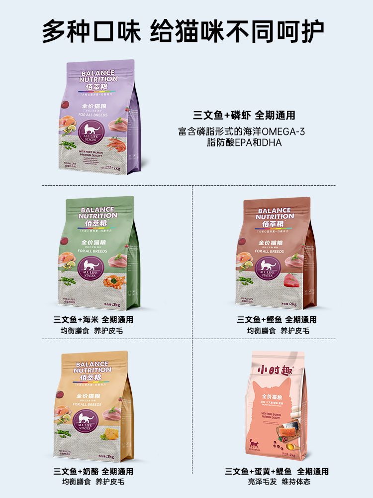 麦富迪小时趣佰萃猫粮全期营养蓝猫英短成幼猫流浪10kg大包囤货装