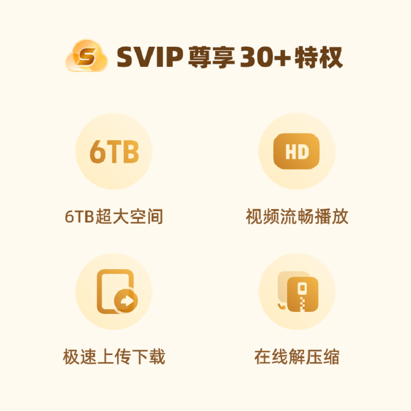 【年卡125元】夸克SVIP12個月超級會員年卡瀏覽器網盤會員云收藏_夸克官方旗艦店_數字生活