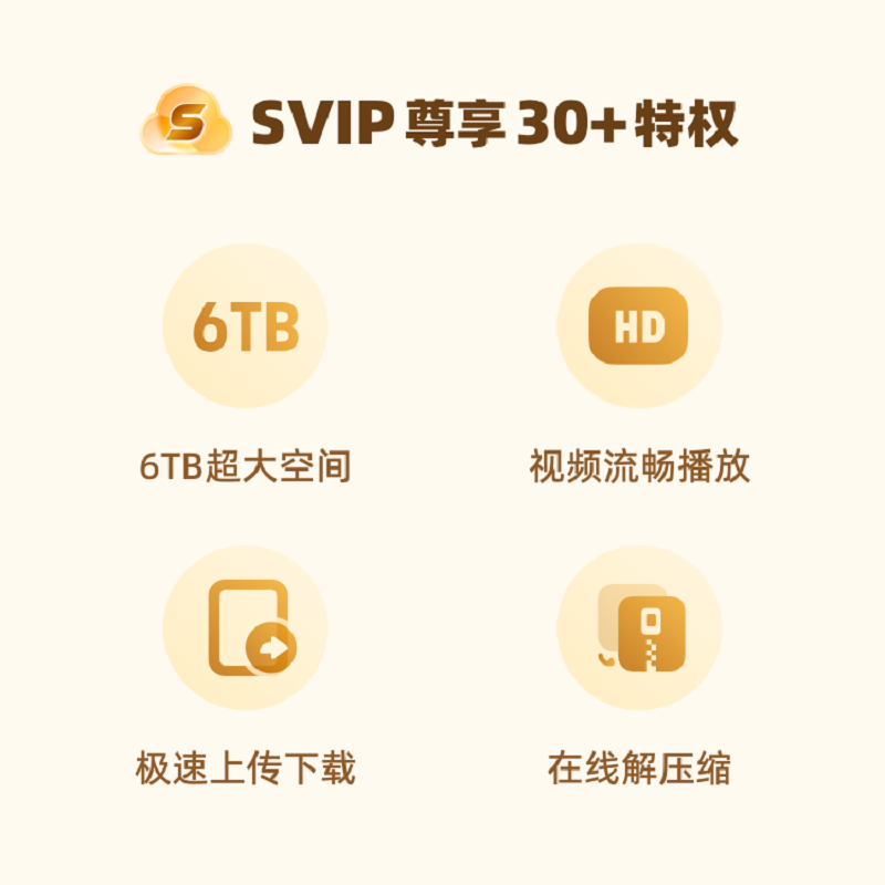 【官方直充】夸克SVIP12个月超级会员年卡浏览器网盘会员云收藏