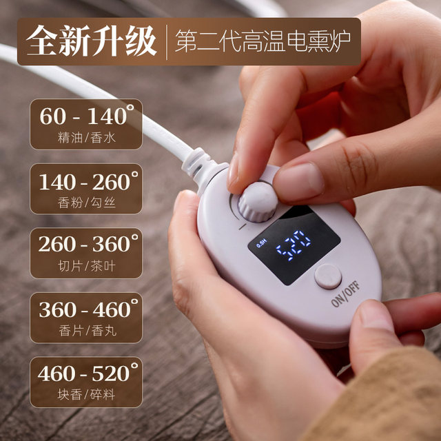 Taiwan chip electronic aromatherapy stove comes with copper plate + base