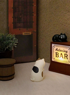 日式杂货ZAKKA 酒吧台钢琴装饰桌面树脂工艺品微缩小摆件生日礼物