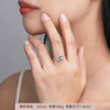 KEZ Zhenduo hemp color silver blue Akoya pearl open ring