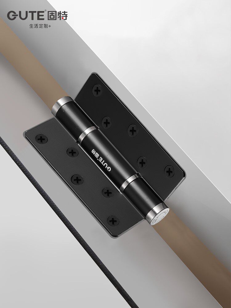 固特隐形门专用合页闭门器液压缓冲弹簧回弹合页自动关门自闭铰链