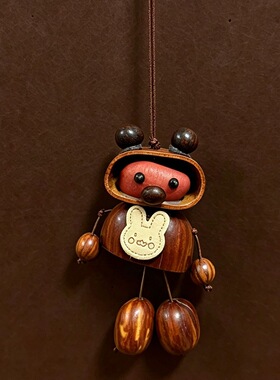 成品鸭腱藤挂件风铃机器人diy手