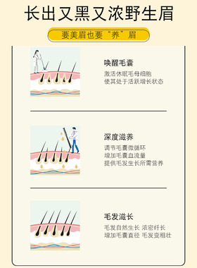 质地温和爱眉毛也养眉毛定型眉膏