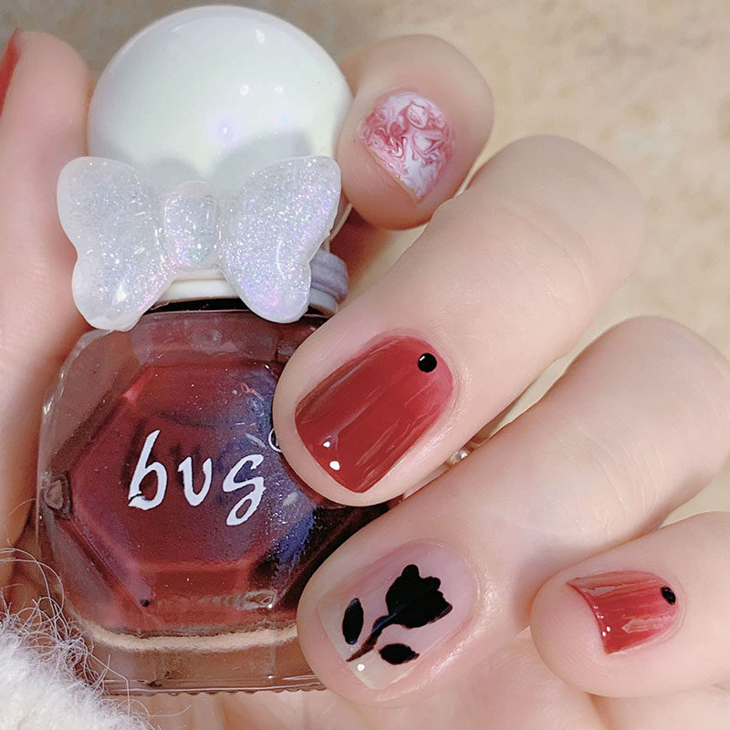 高端显白持久免烤快干适合的指甲油 beyourgirlfriend指甲彩妆