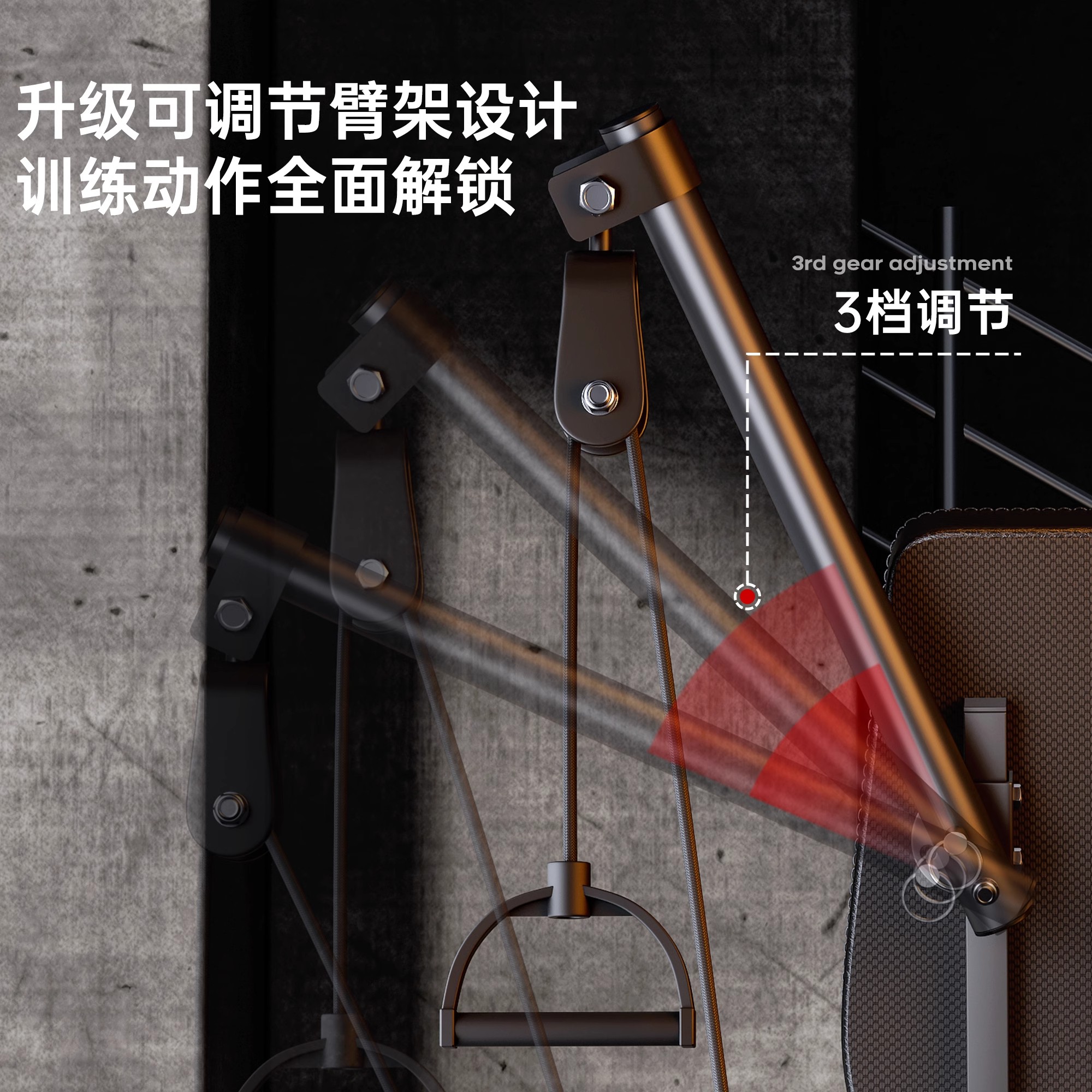 哑铃凳仰卧起坐辅助器运动飞鸟卧推椅男士家用健身器材多功能锻炼 - 图1