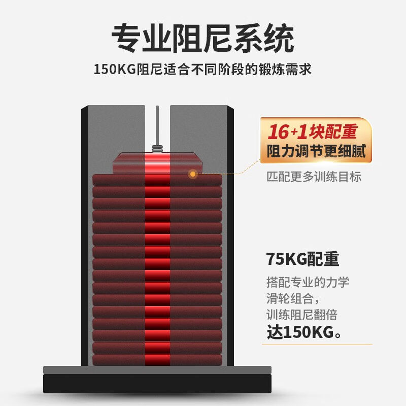 力动（RIDO）综合训练器多功能健身器材家用一体机力量站套装商用 - 图1