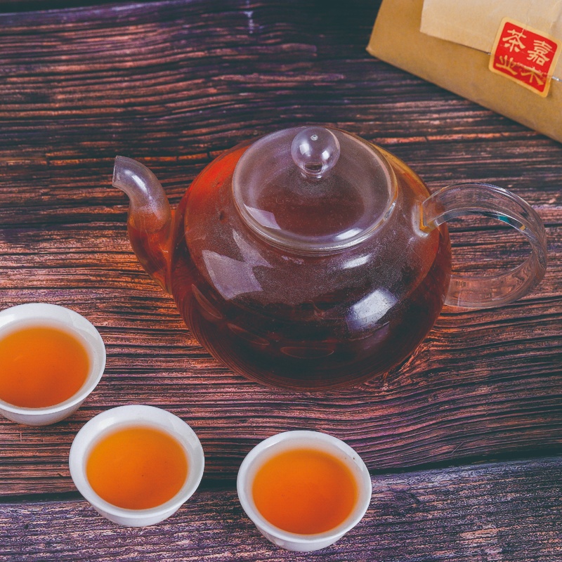 四川黑茶雅安藏茶廠三年陳化散茶木香型禮品級布袋裝藏茶250g/袋_靈鷲宮旗艦店_茶