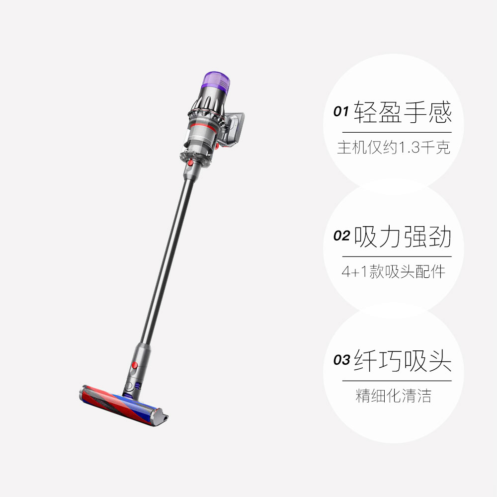 【自營】戴森V10輕量版slimfluffy家用手持無線吸塵器除螨儀_天貓國際自營全球超級店_生活電器