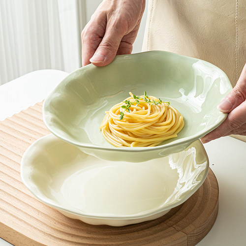 釉下彩餐具新款菜盘家用8寸盘子餐盘饭盘汤盘特别好看的盘子碟子 - 图1