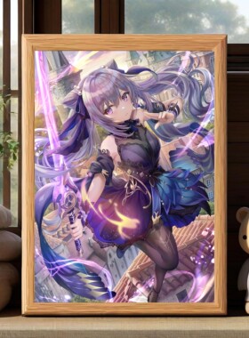 原神空月之歌女角色同人周边相框摆件装饰朋友礼物创意二次元老婆