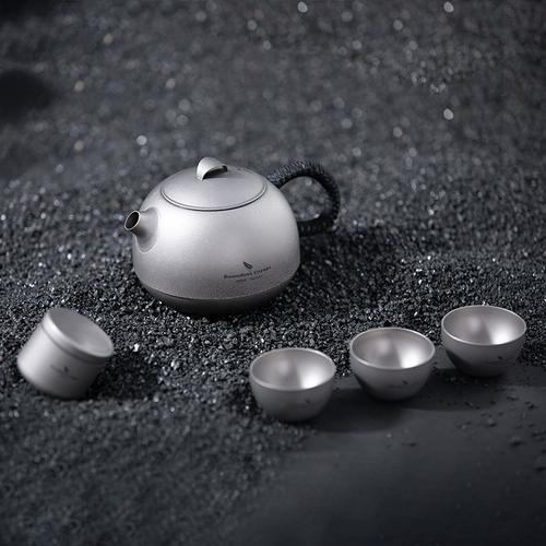 Дорожный чайный сервиз для путешествий, чай, заварочный чайник, портативная чайная чашка для кемпинга, комплект