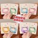 Candy-colored hair rope high ponytail rubber band for women, simple, durable and non-damaging high elastic rubber band hair rope hair tie