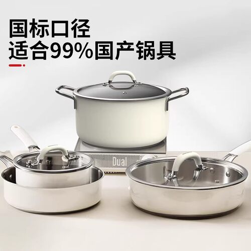 锅盖汤锅钢化玻璃炖锅盖子万能通用26家用22防烫炒锅24cm盖子配件 - 图2