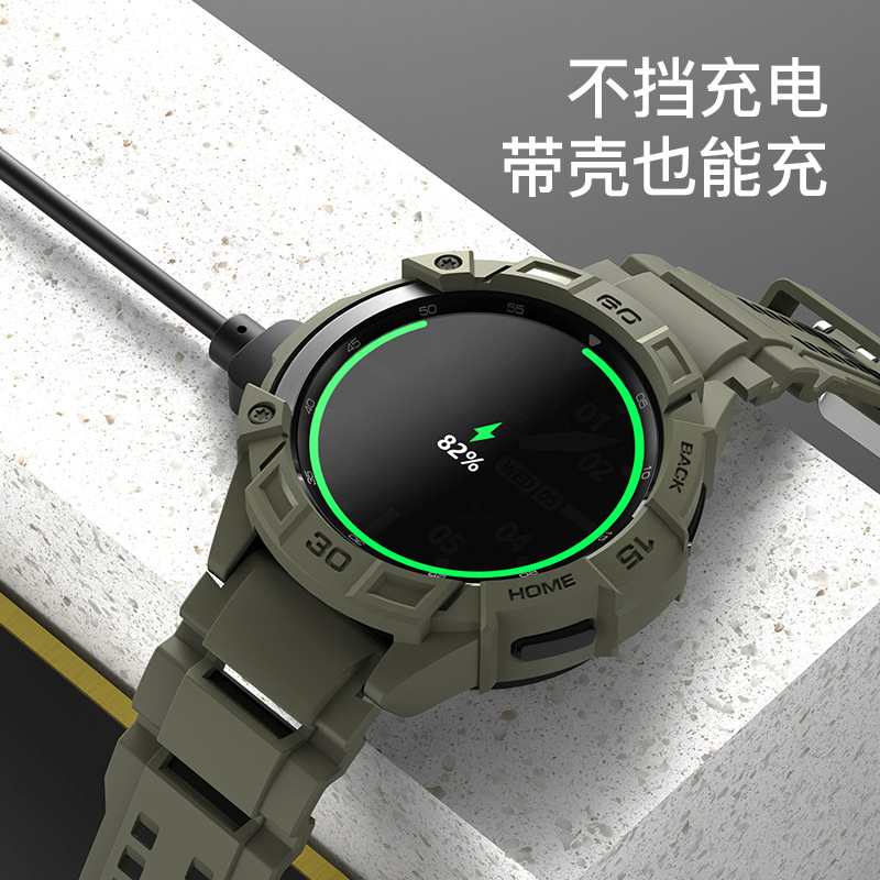 适用Sumsung三星galaxy watch 5智能手表TPU保护套Galaxy Watch4 44mm半包PC表壳运动防水硅胶替换表带-图0