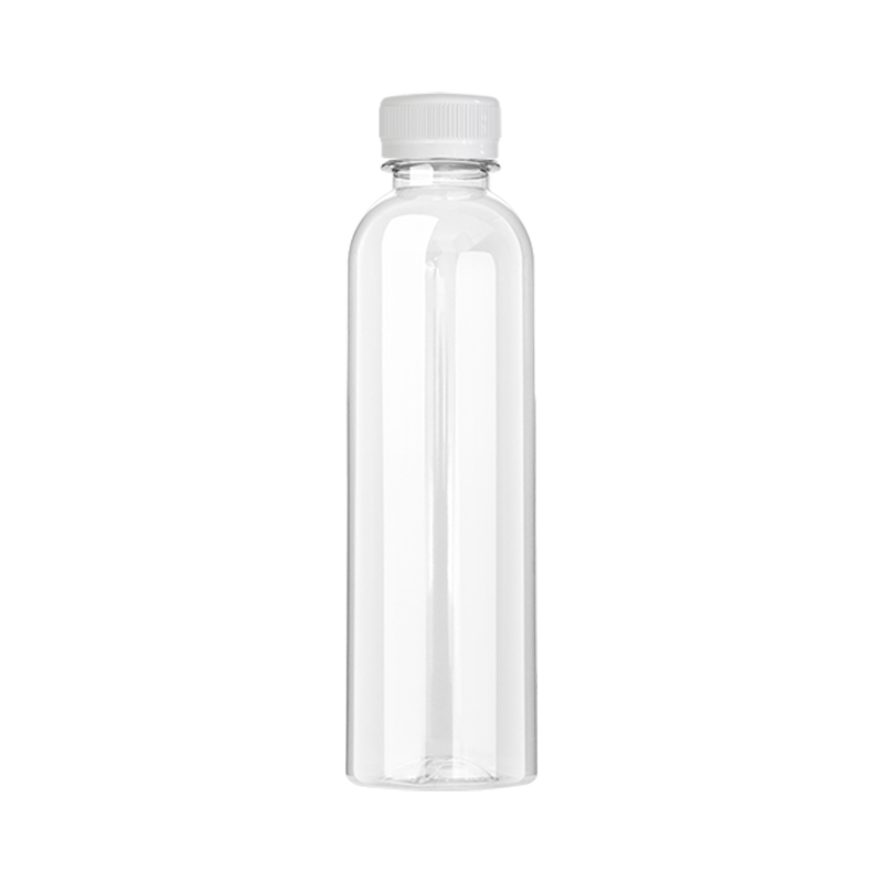 350ml饮料瓶一次性塑料透明带盖pet商用打包酸梅汤水果汁奶茶杯子 - 图0