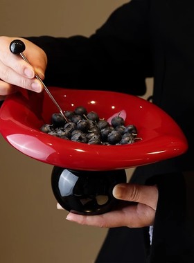 现代简约高脚陶瓷沥水盘