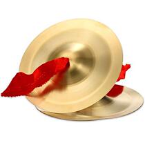 Starter Copper Cymbal Gong Drum Full Set Bright Cymbal New Hand Small Polished Copper cymbal Three-and-a-half props Gong Drums Cymbal Instrument Brass Steel Cymbal