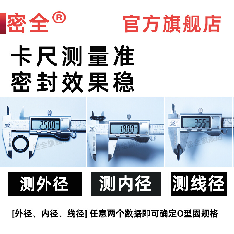 线径3.1mm外径9-300mm硅胶o型圈密封圈弹性好包邮 0型橡胶密封圈-图1