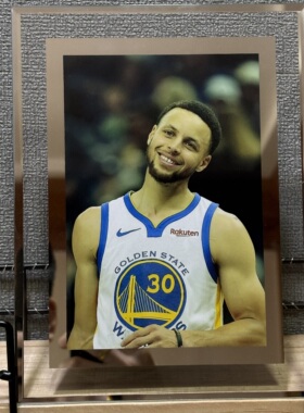 库里NBA篮球明星周边定制水晶玻璃相框摆台diy男生生日礼物可定制