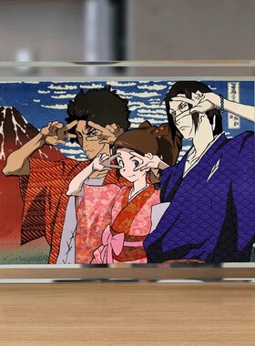 混沌武士经典画面水晶玻璃相框