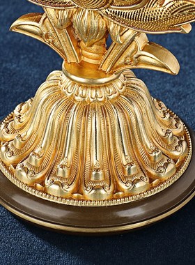 速发民族风七政宝组合铜制七珍宝艺居办公桌面工家品大件摆号