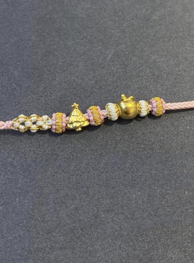 999黄金圣诞树手链足金苹果手绳圣诞节礼物送女友老婆平安夜礼物