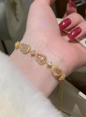 【金财福禄】中式清透葫芦手链女精致贵气千金感小众轻奢设计手饰