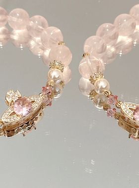 【土星轨迹】甜美粉色手串女精致气质轻奢甜美百搭手链送闺蜜
