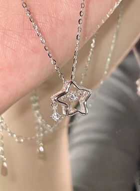 幸运星链项链女轻奢小众高级设计感甜美气质百搭ins锁骨链颈链