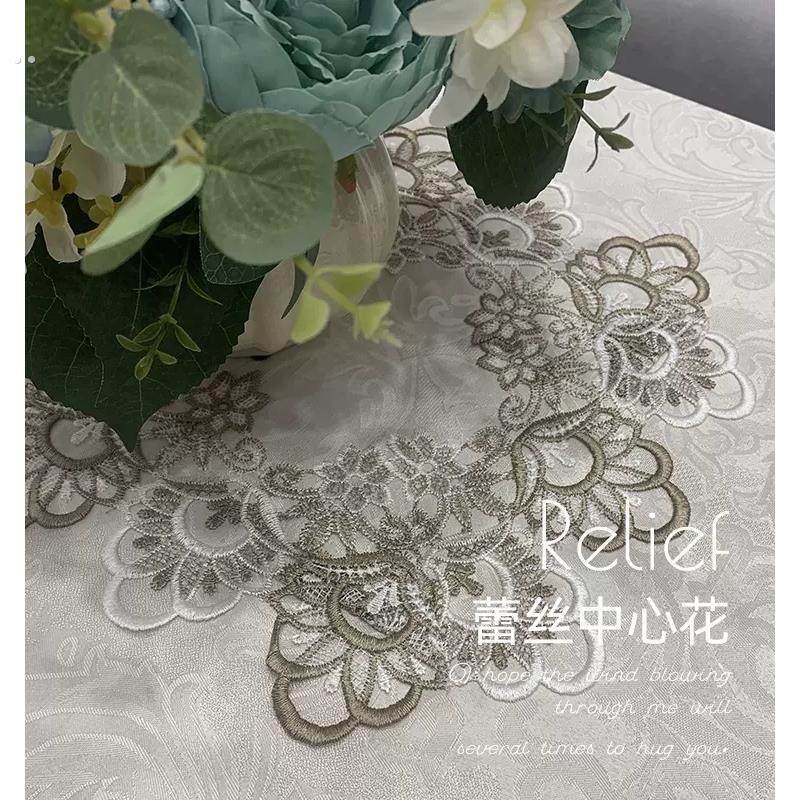 茶几桌布欧式轻奢长方形奢华餐桌桌布蕾丝高级感遮丑客厅家用盖布,淘宝优惠券,粉丝福利购,淘宝优惠卷