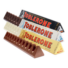 亿滋进口Toblerone三角黑巧克力100g*4条