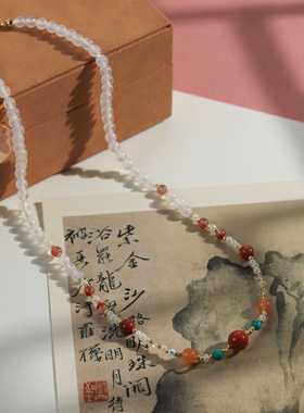 风晚林白玛短璎珞女新中式