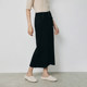 Yangzhidao popular black straight denim skirt for women