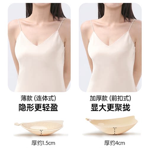Goobras蜜桃胸贴小胸聚拢上托强粘防汗薄款婚纱照用隐形硅胶乳贴 - 图0