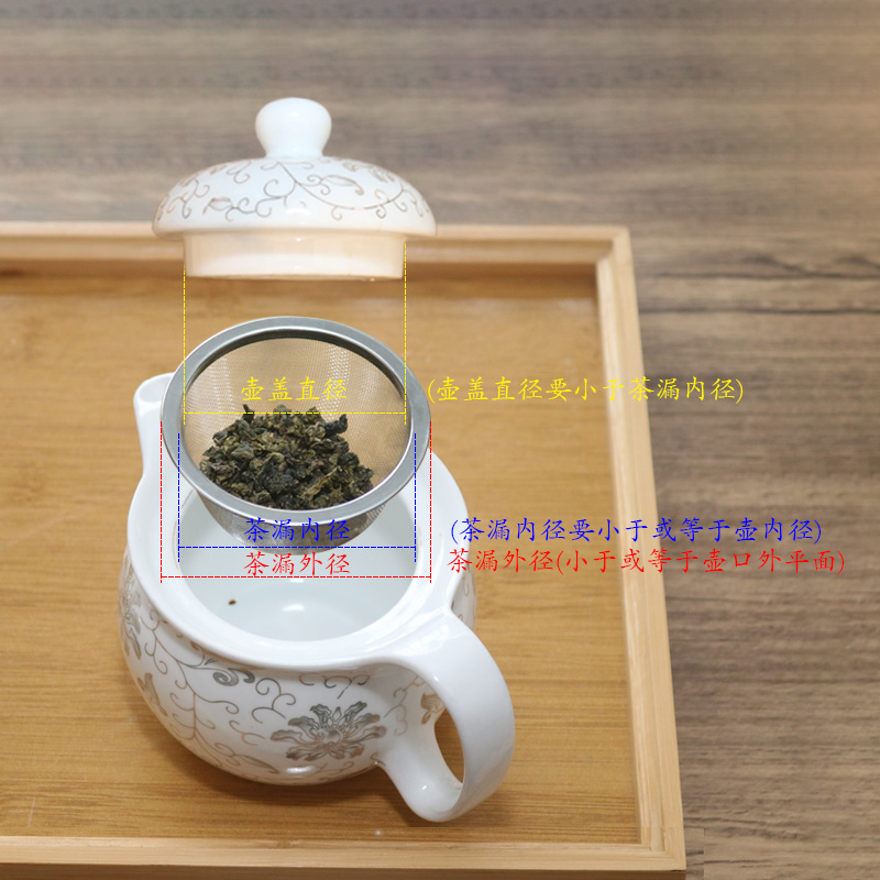 304茶漏不锈钢茶叶滤网器茶滤器茶滤茶隔茶滤泡咖啡药渣过滤网-图3