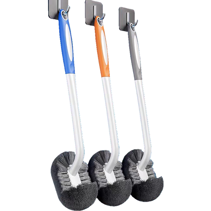 Bathroom delivery new style no dead corner toilet brush long handle brush toilet household free shipping soft-bristled toilet cleaning brush
