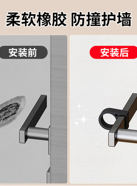 断桥铝窗户把手防撞吸盘窗吸免打