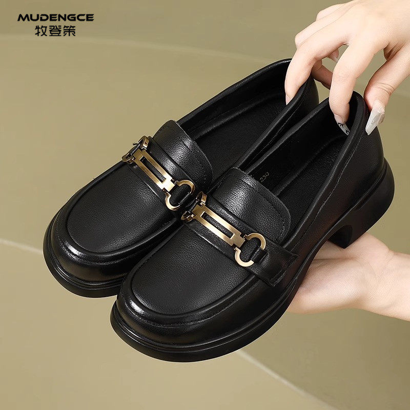 复古英伦风乐福鞋女2025春季新款软底防滑小皮鞋休闲舒适一脚蹬,淘宝优惠券,粉丝福利购,淘宝优惠卷