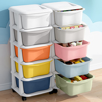 Childrens toy containing shelves Multi-layers book shelkers bedside lockers Sub-bedrooms Baby finishing stratified bookshelves