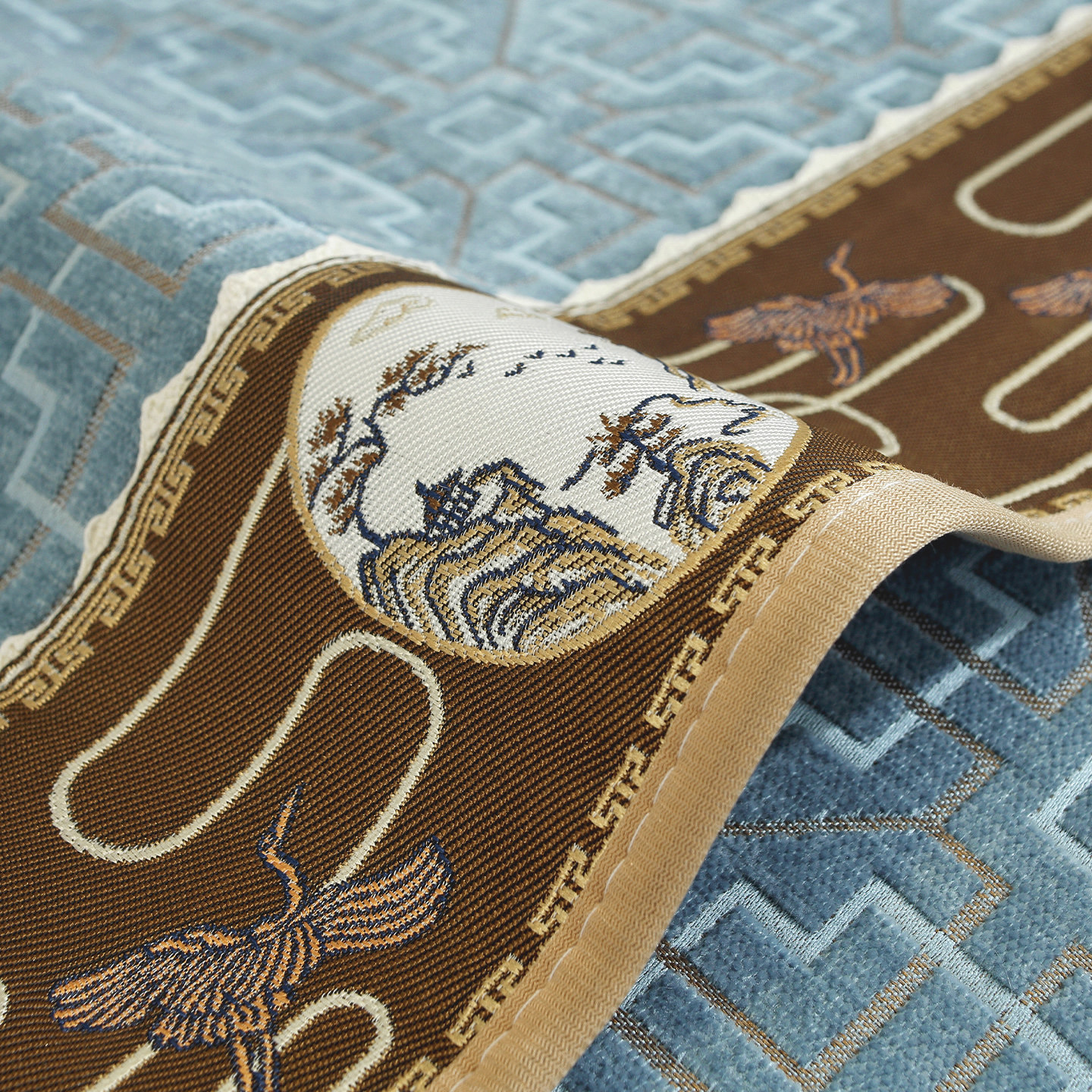 新中式沙发垫四季通用型红木实木轻奢高级感防滑套罩巾盖布可机洗,淘宝优惠券,粉丝福利购,淘宝优惠卷