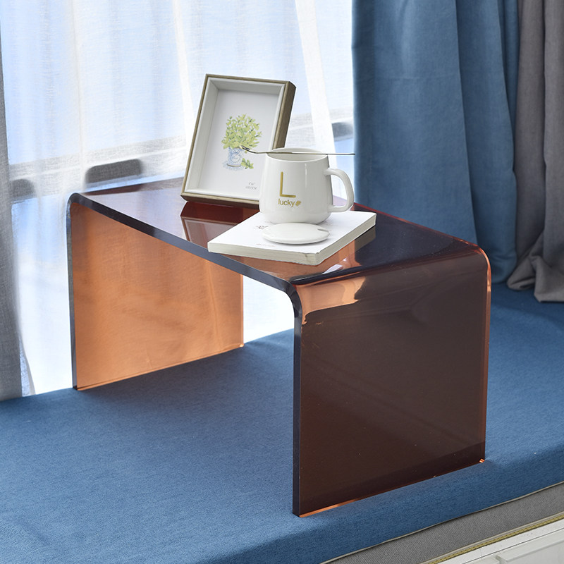 亚克力飘窗小桌子北欧简约榻榻米茶几轻奢现代小茶桌网红家用茶台 - 图2