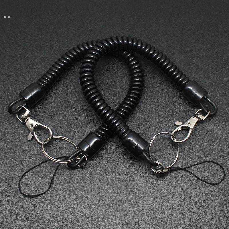 弹簧绳钥匙扣家用手机弹簧挂绳老人防丢钥匙炼伸缩式锁匙扣圈挂件,淘宝优惠券,粉丝福利购,淘宝优惠卷