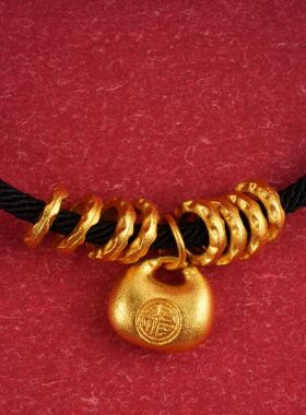 爆款手绳盘缠小胖福DIY首饰配件