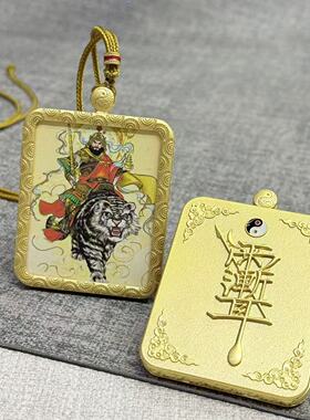 单面半手绘描金国风唐卡乌盒4*5